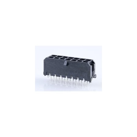 Molex Microfit 3.0 Vert PTH/clip DR 15Au 14Ckt 43045-1425
